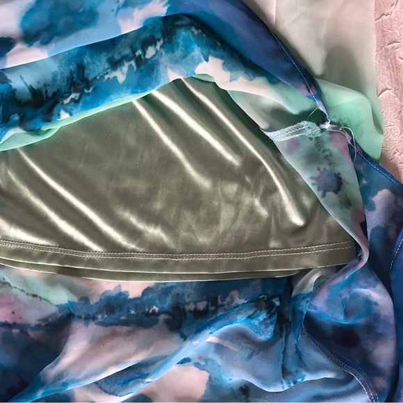 Forever 21 Strapless Watercolor Dress (Size S) - Picture 9 of 9